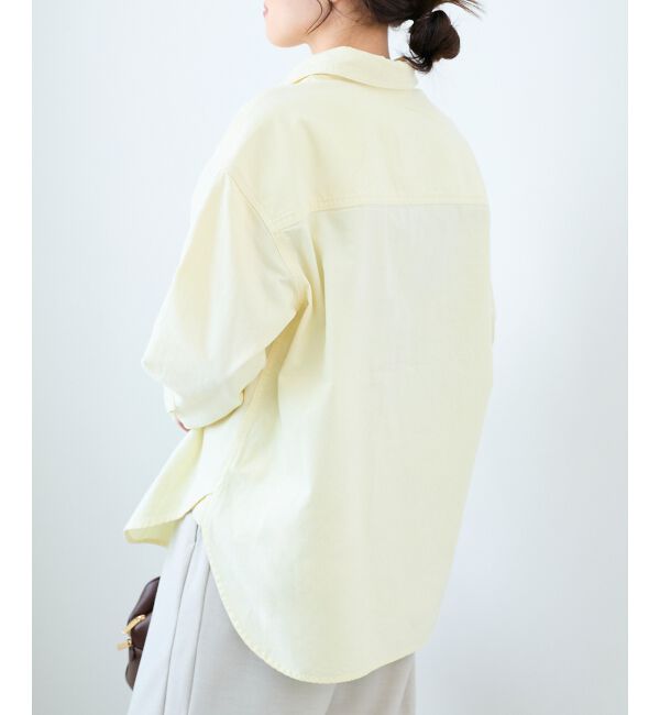  「エンブロイダリーカラーオーバーシャツ」|シャツ・ブラウス|