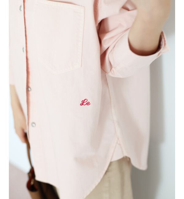  「エンブロイダリーカラーオーバーシャツ」|シャツ・ブラウス|