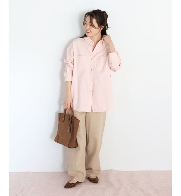  「エンブロイダリーカラーオーバーシャツ」|シャツ・ブラウス|