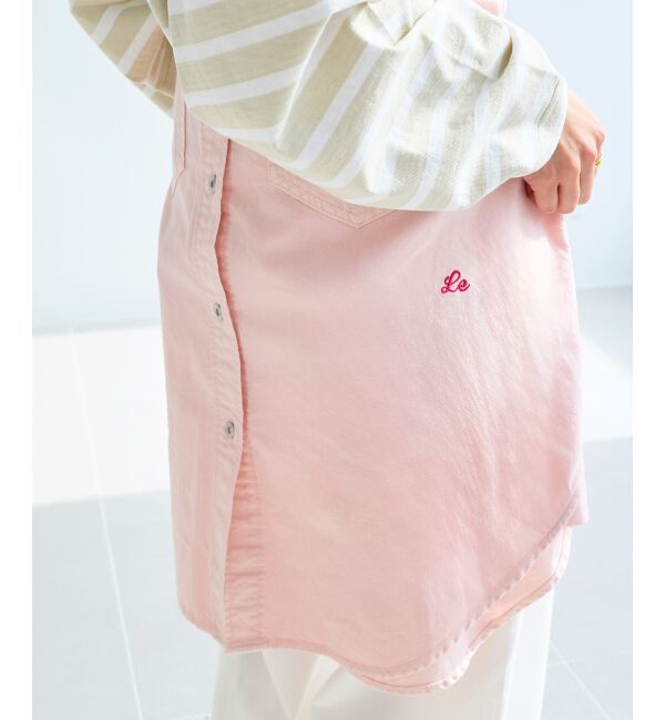  「エンブロイダリーカラーオーバーシャツ」|シャツ・ブラウス|