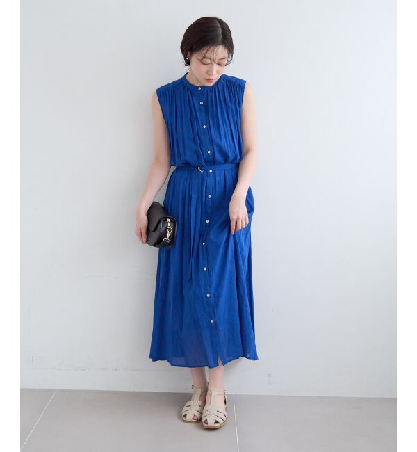  「シアーボイルノースリーブワンピース」|ワンピース|