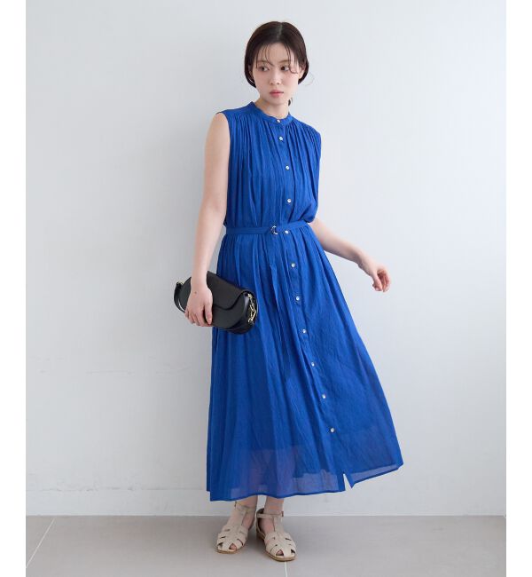  「シアーボイルノースリーブワンピース」|ワンピース|