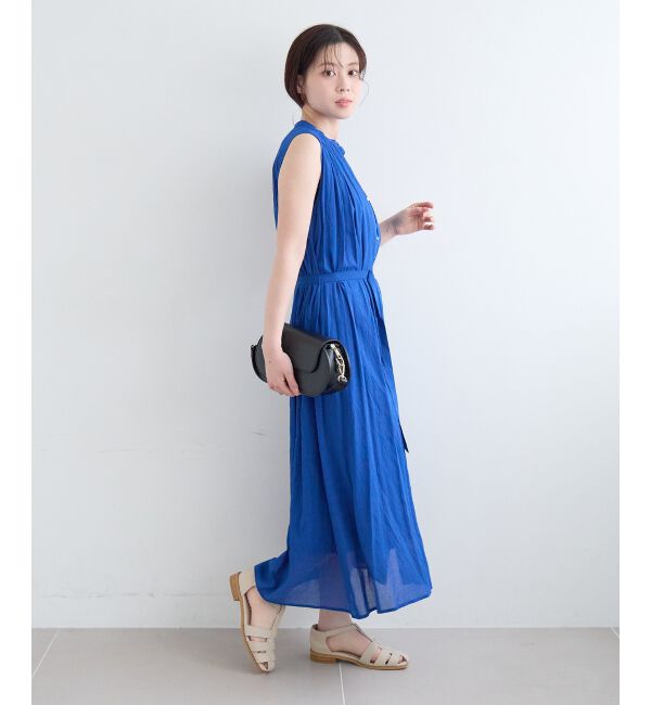  「シアーボイルノースリーブワンピース」|ワンピース|