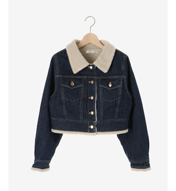  「ボアトリムクロップドジャケット」|その他|