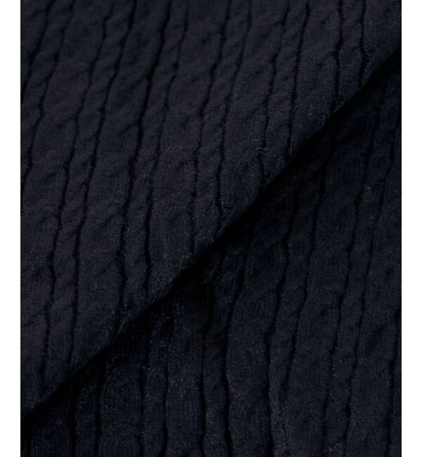  「ミニケーブルフリルニットカーデ」|カーディガン|