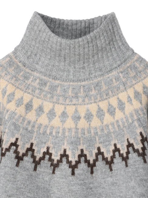 earth music&ecology「ノルディックショートニットプルオーバー」|ニット・セーター|