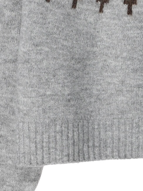 earth music&ecology「ノルディックショートニットプルオーバー」|ニット・セーター|