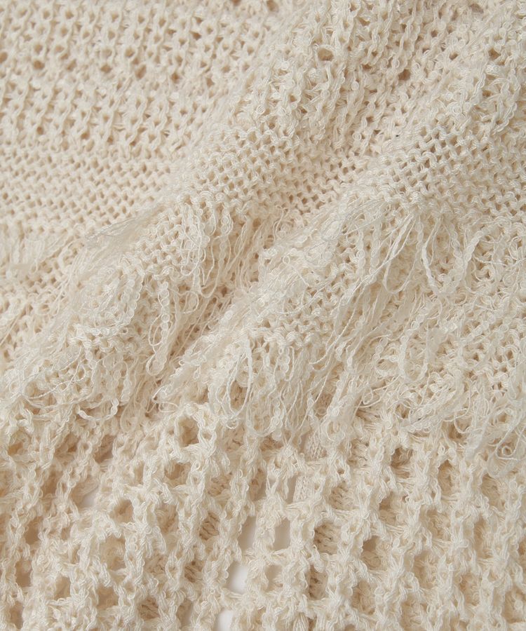 earth music&ecology「フリンジニットビスチェ」|ベスト・ジレ|