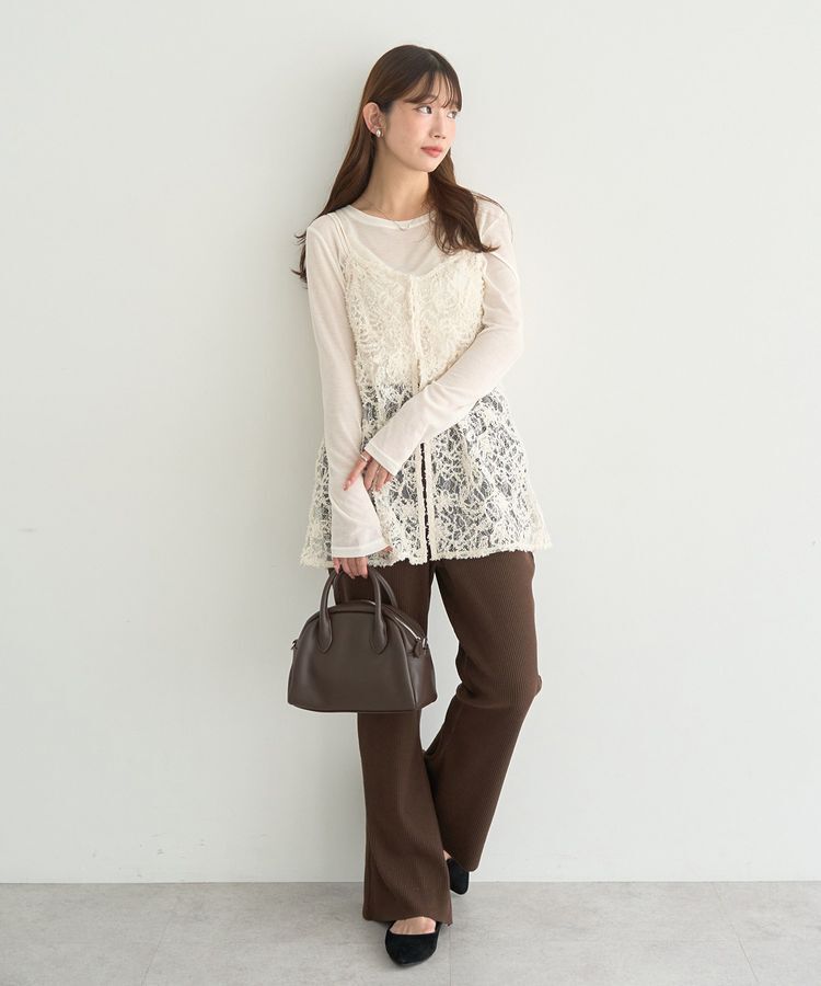 earth music&ecology「クルーネックシアーテレコプルオーバー」|Tシャツ・カットソー|