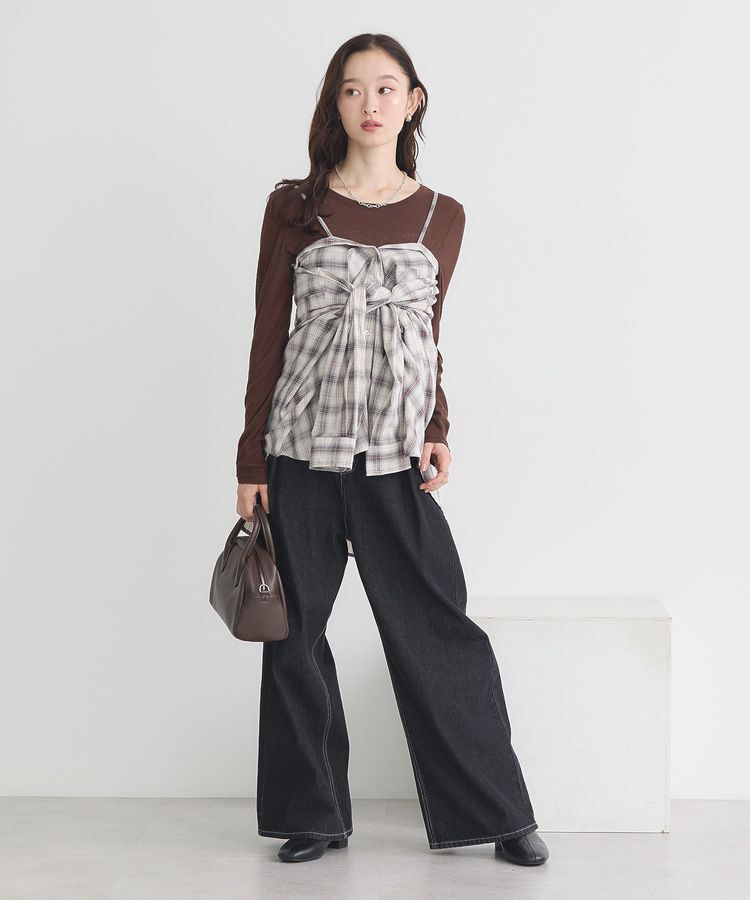 earth music&ecology「クルーネックシアーテレコプルオーバー」|Tシャツ・カットソー|