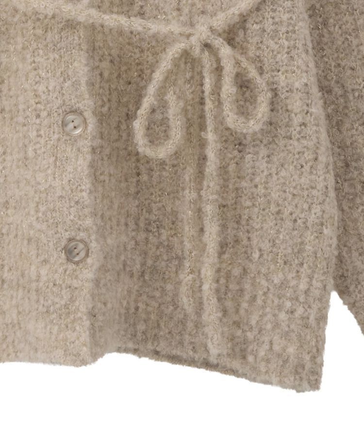 earth music&ecology「MIXカラーブークレカーディガン」|カーディガン|