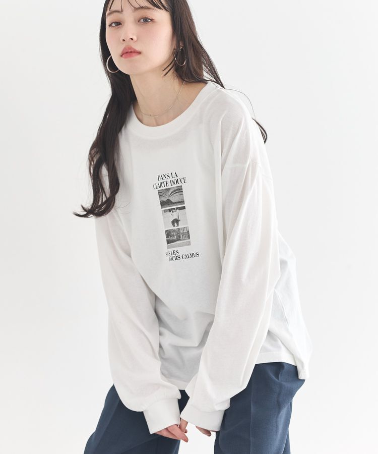 earth music&ecology「アソートグラフィックロンT」|Tシャツ・カットソー|