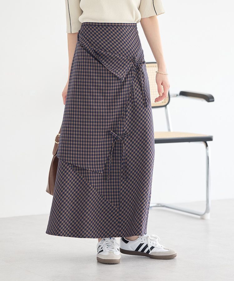 earth music&ecology「ランダムキリカエラップスカート」|スカート|