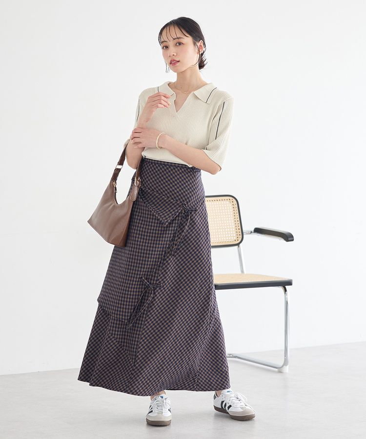 earth music&ecology「ランダムキリカエラップスカート」|スカート|