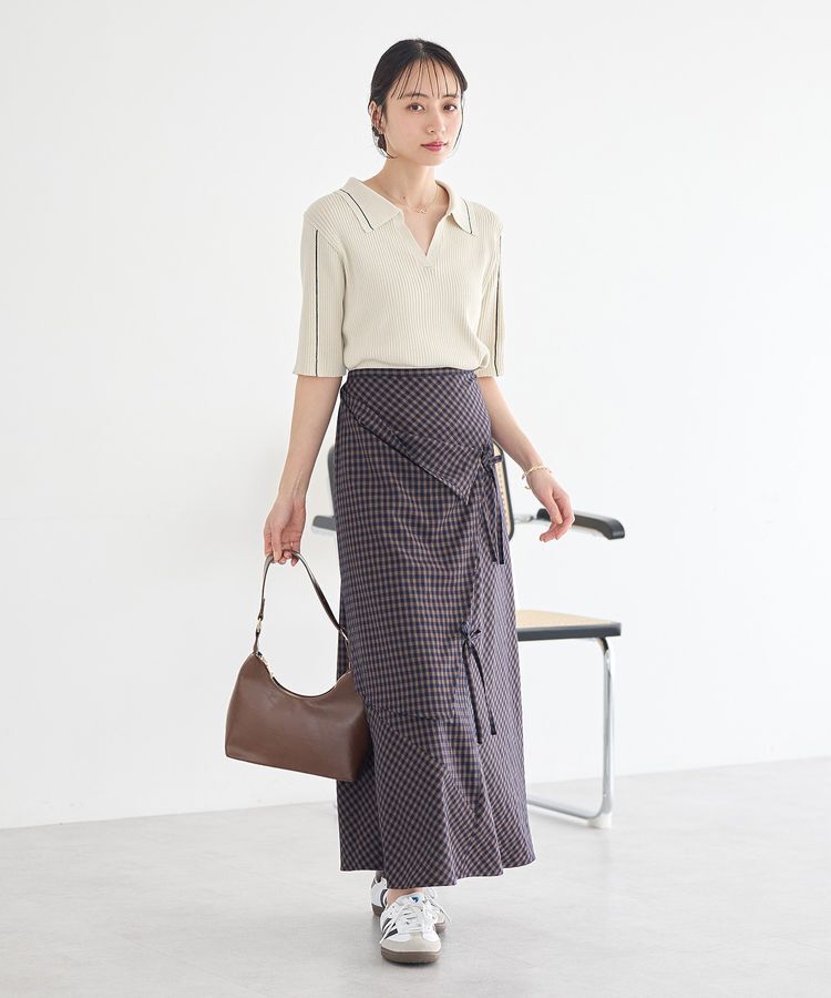 earth music&ecology「ランダムキリカエラップスカート」|スカート|