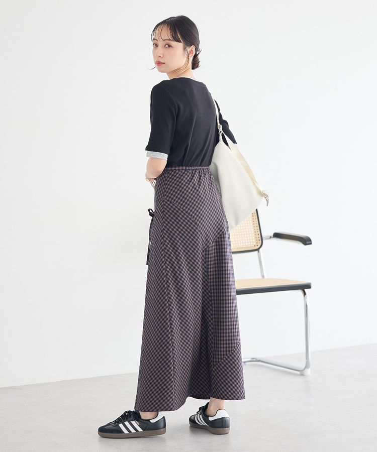 earth music&ecology「ランダムキリカエラップスカート」|スカート|