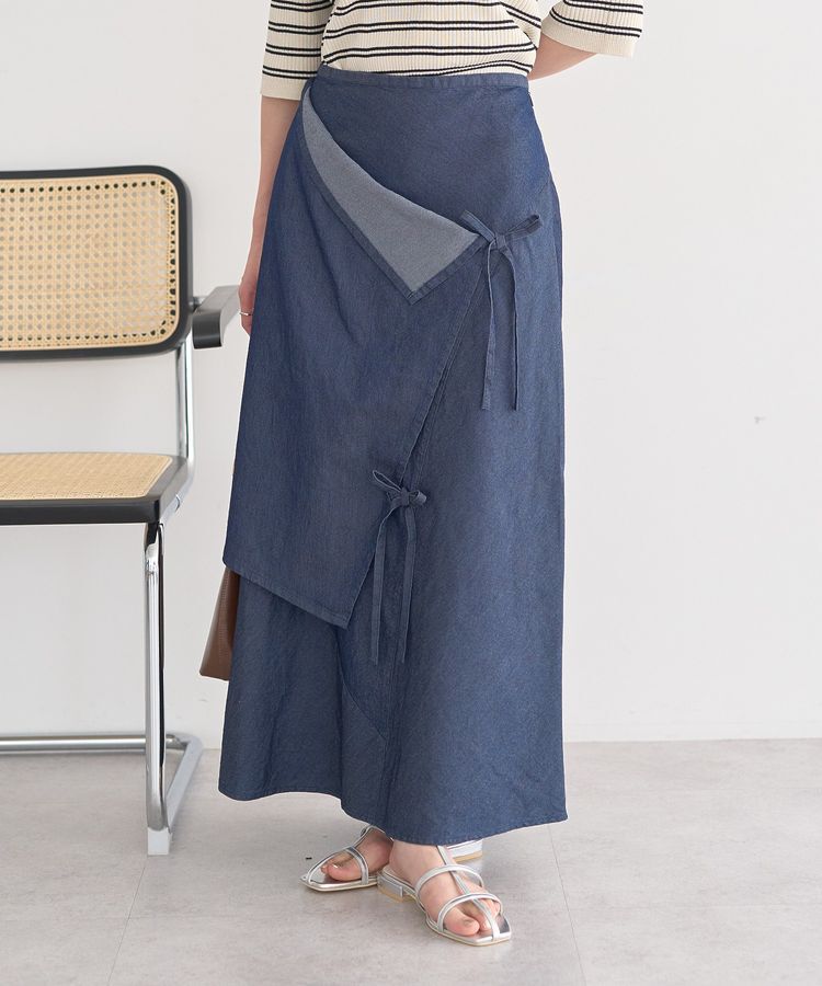 earth music&ecology「ランダムキリカエラップスカート」|スカート|