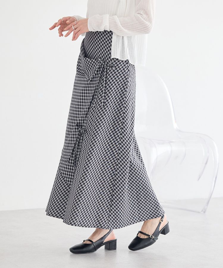 earth music&ecology「ランダムキリカエラップスカート」|スカート|