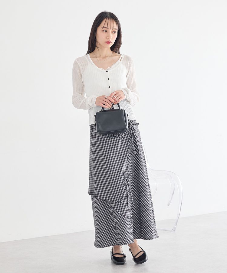 earth music&ecology「ランダムキリカエラップスカート」|スカート|