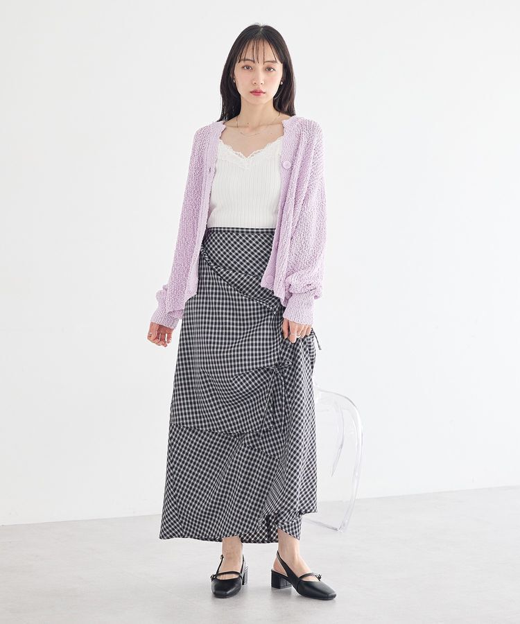 earth music&ecology「ランダムキリカエラップスカート」|スカート|