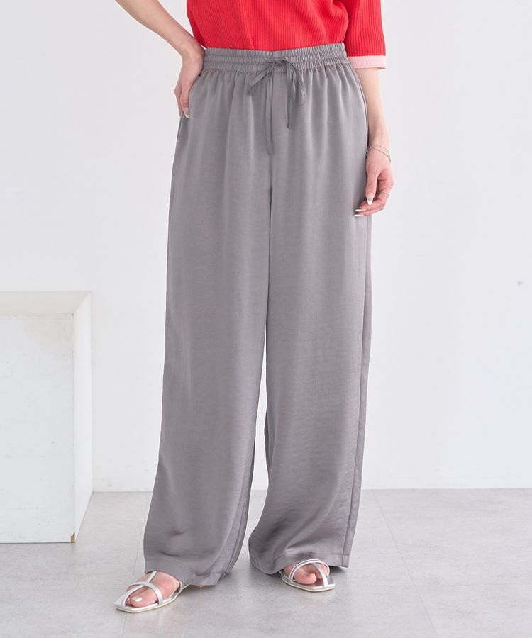 earth music&ecology「サテンイージーパンツ」|その他|