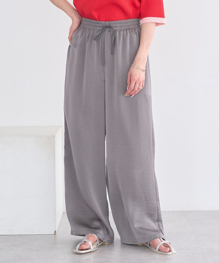 earth music&ecology「サテンイージーパンツ」|その他|