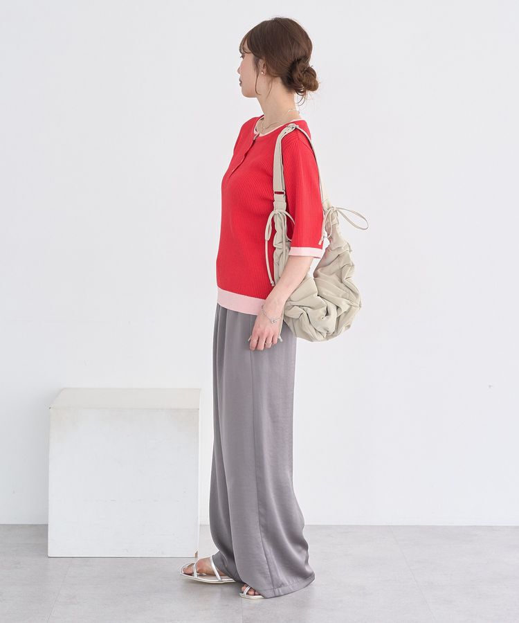 earth music&ecology「サテンイージーパンツ」|その他|