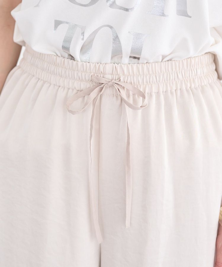 earth music&ecology「サテンイージーパンツ」|その他|