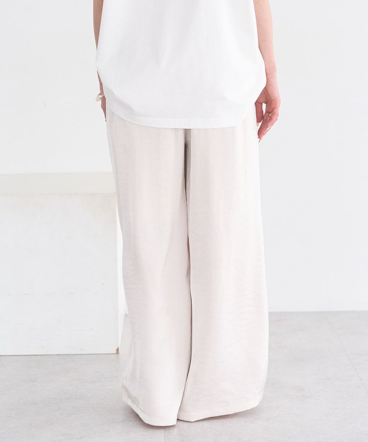 earth music&ecology「サテンイージーパンツ」|その他|