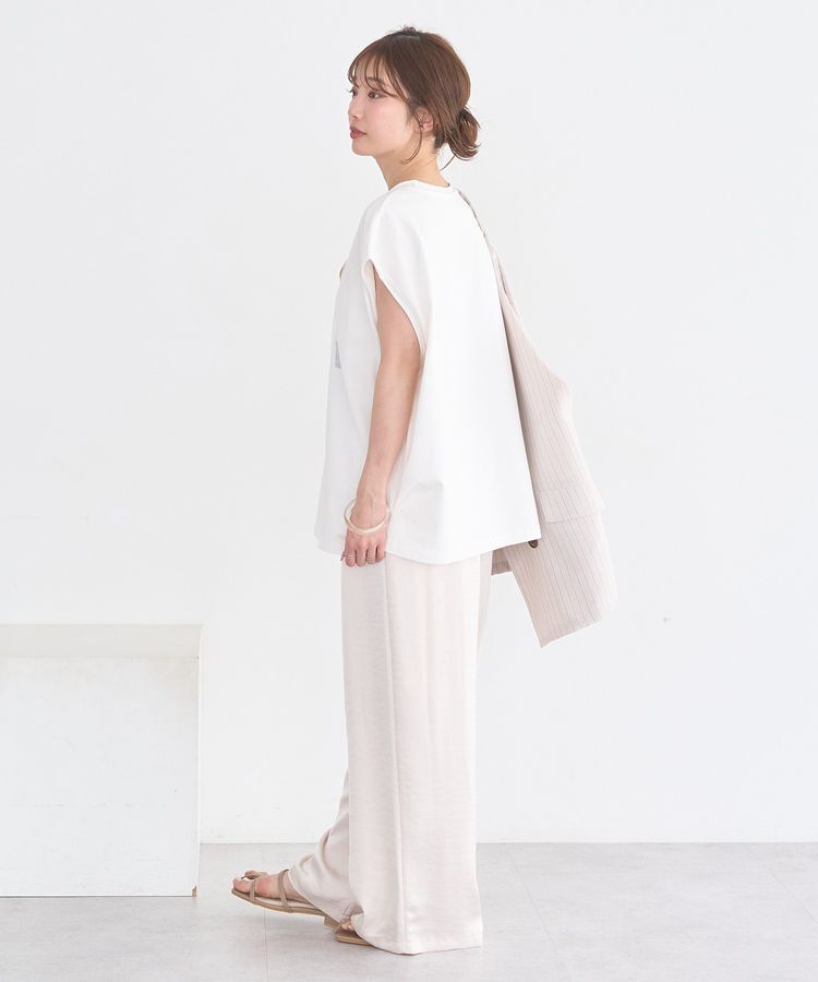 earth music&ecology「サテンイージーパンツ」|その他|