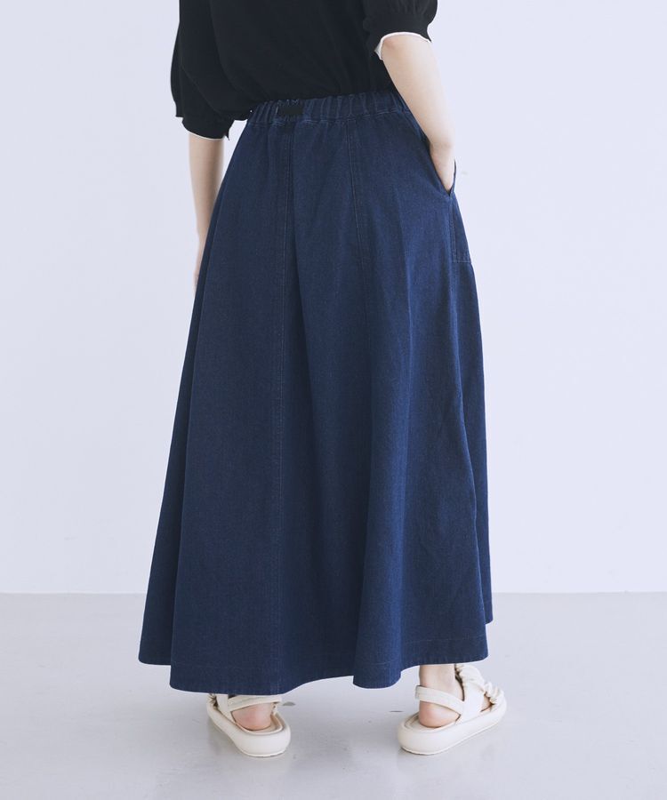 earth music&ecology「デニムフレアスカート」|フレア|