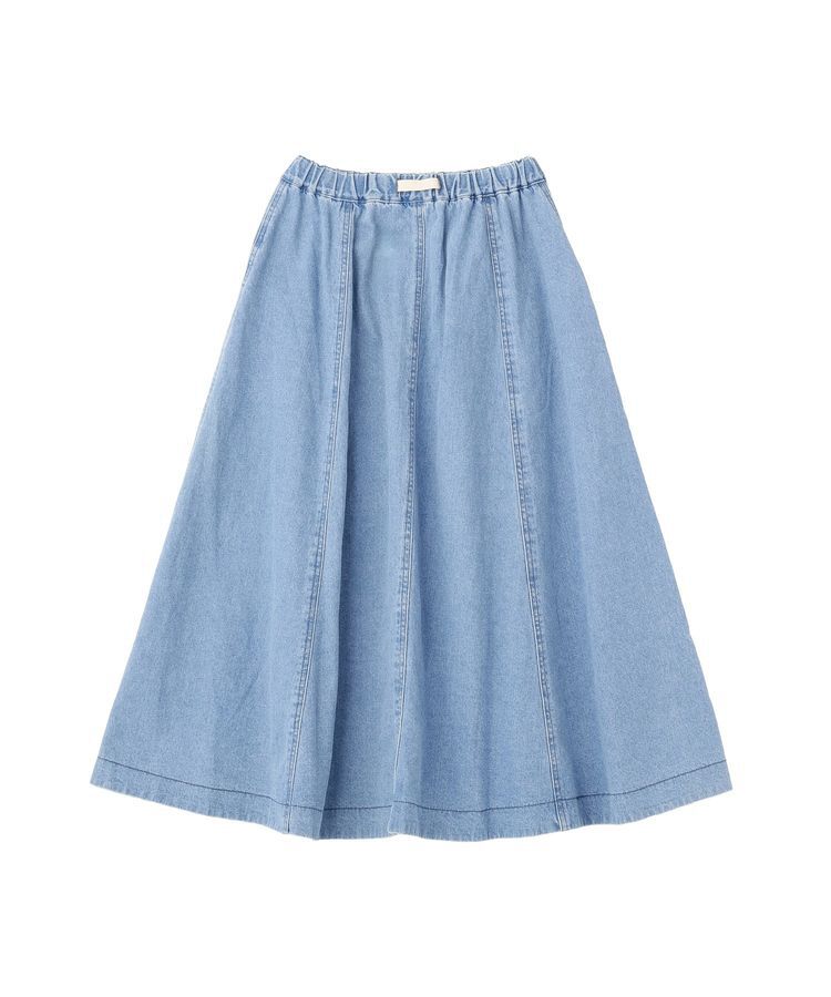 earth music&ecology「デニムフレアスカート」|フレア|