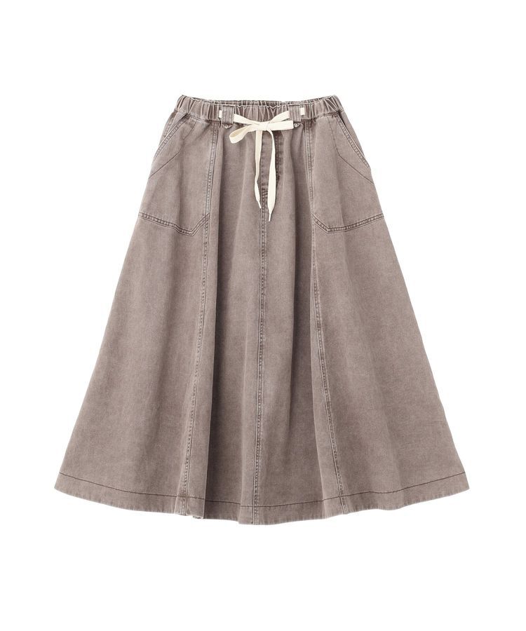 earth music&ecology「デニムフレアスカート」|フレア|