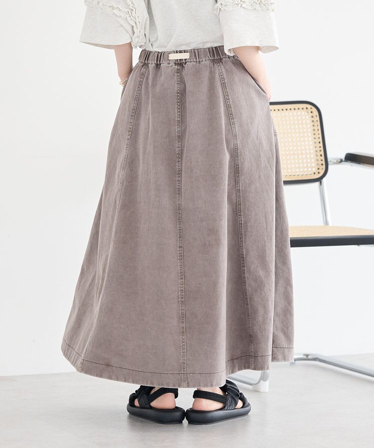 earth music&ecology「デニムフレアスカート」|フレア|