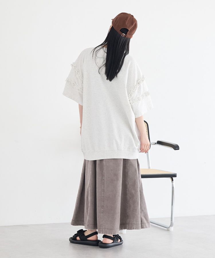 earth music&ecology「デニムフレアスカート」|フレア|