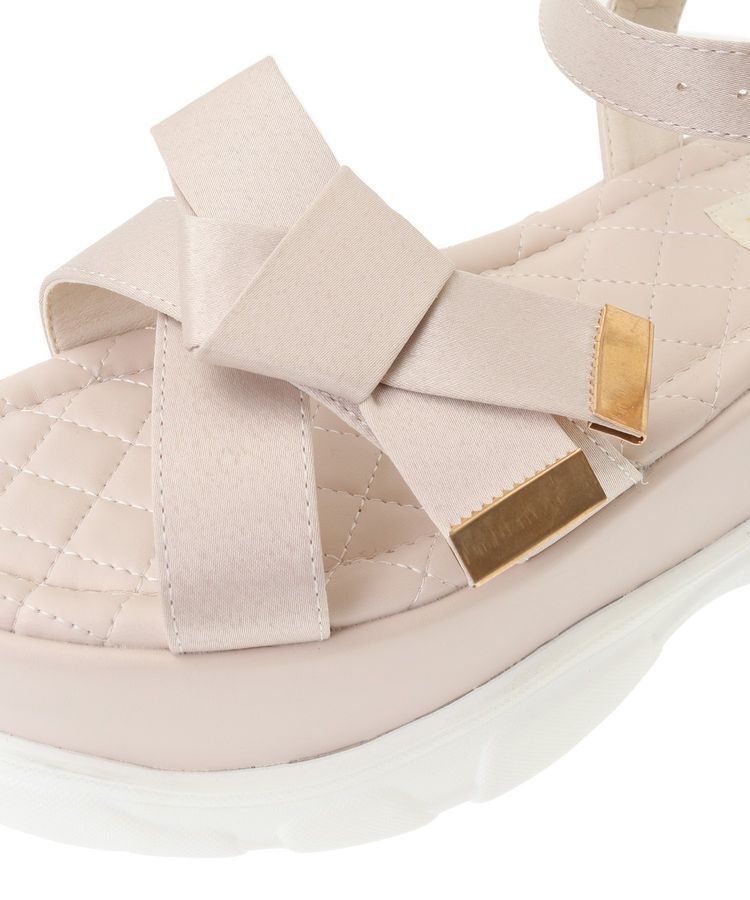 Maison de FLEUR「リボンビジュースニーカーサンダル」|サンダル|