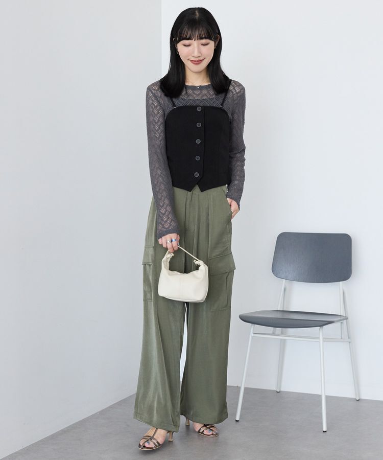 AMERICAN HOLIC「レース長袖プルオーバー」|Tシャツ・カットソー|