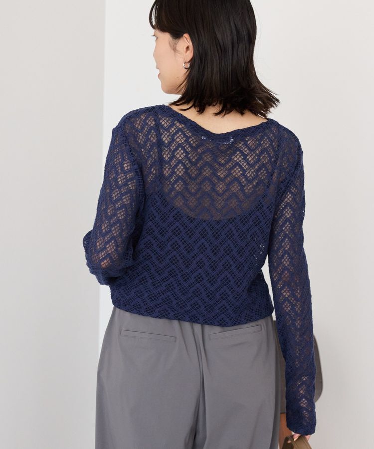 AMERICAN HOLIC「レース長袖プルオーバー」|Tシャツ・カットソー|