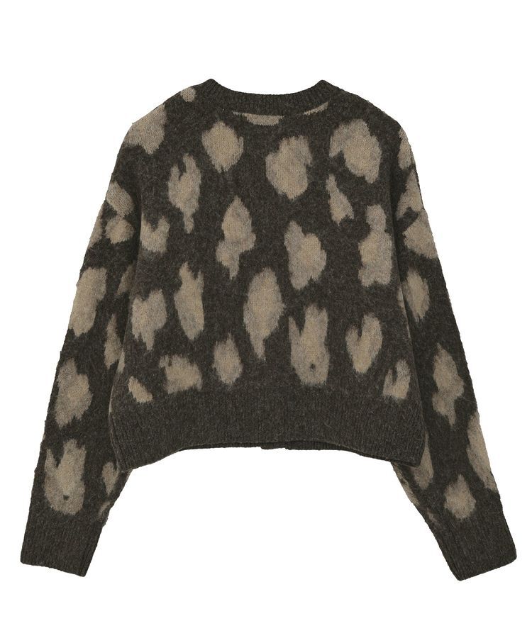 AMERICAN HOLIC「レオパード柄ニットカーディガン」|カーディガン|