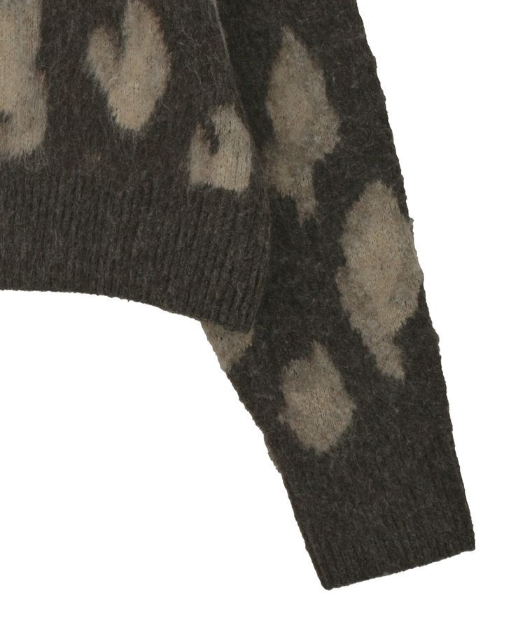 AMERICAN HOLIC「レオパード柄ニットカーディガン」|カーディガン|