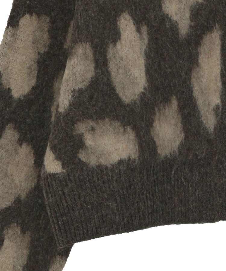 AMERICAN HOLIC「レオパード柄ニットカーディガン」|カーディガン|