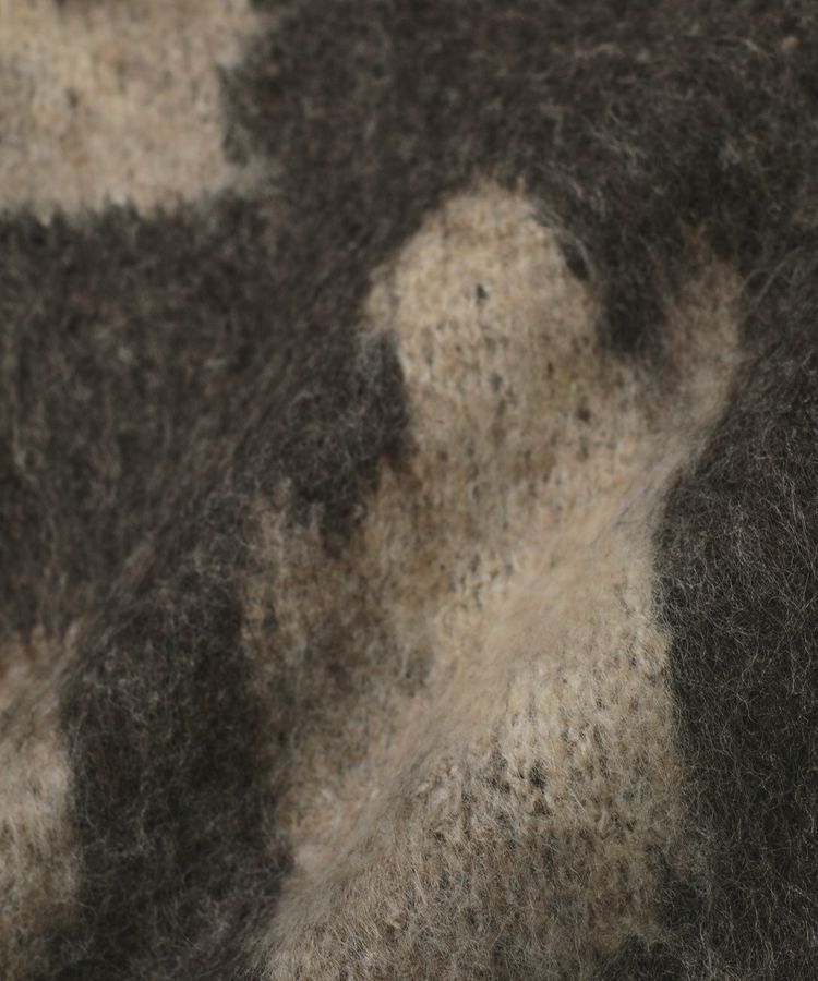 AMERICAN HOLIC「レオパード柄ニットカーディガン」|カーディガン|