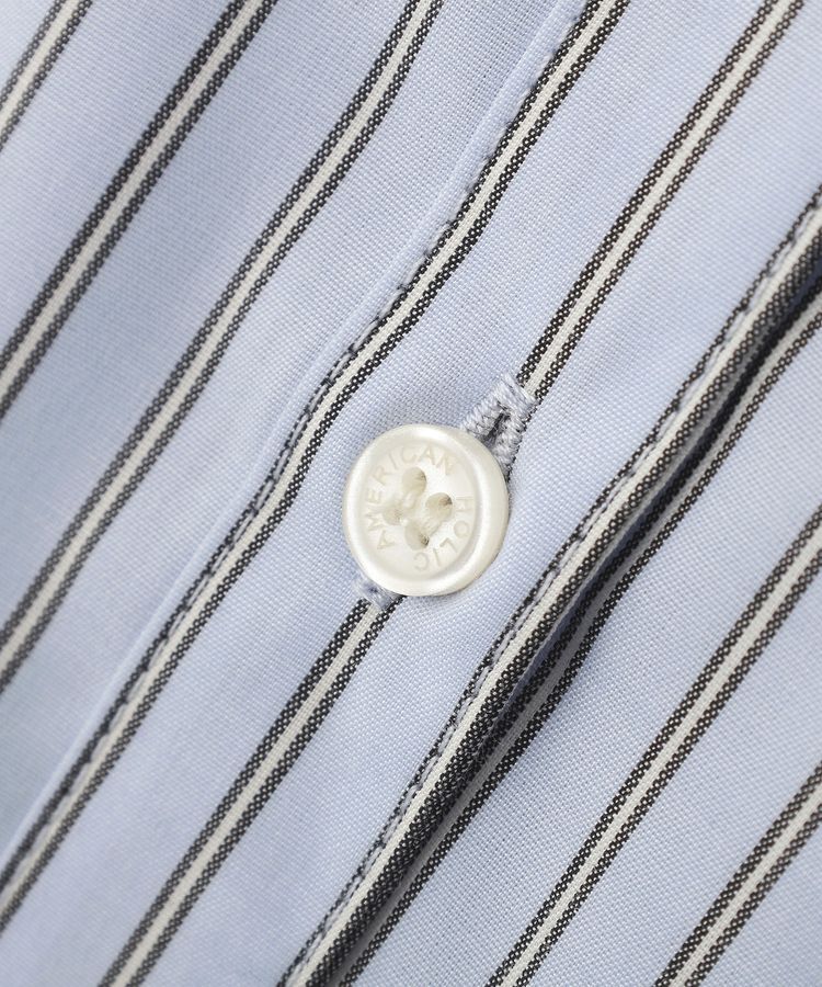 AMERICAN HOLIC「【イージーケア】ギャザーシャツワンピース」|ワンピース|