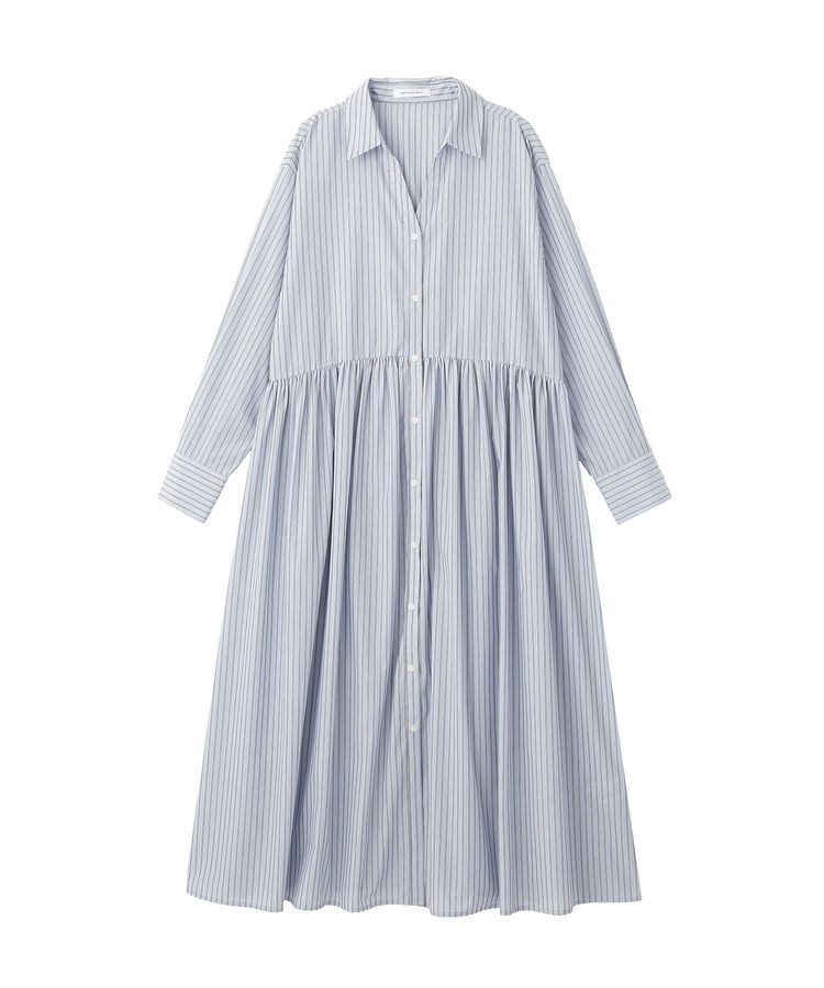 AMERICAN HOLIC「【イージーケア】ギャザーシャツワンピース」|ワンピース|