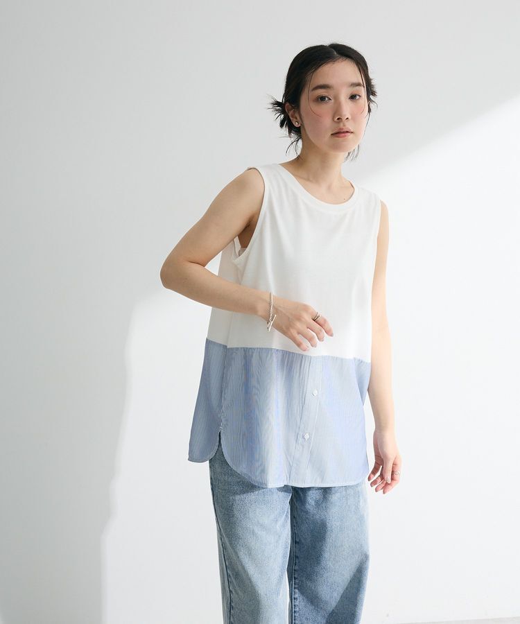 Green Parks「シャツドッキングタンクトップ」|インナー|