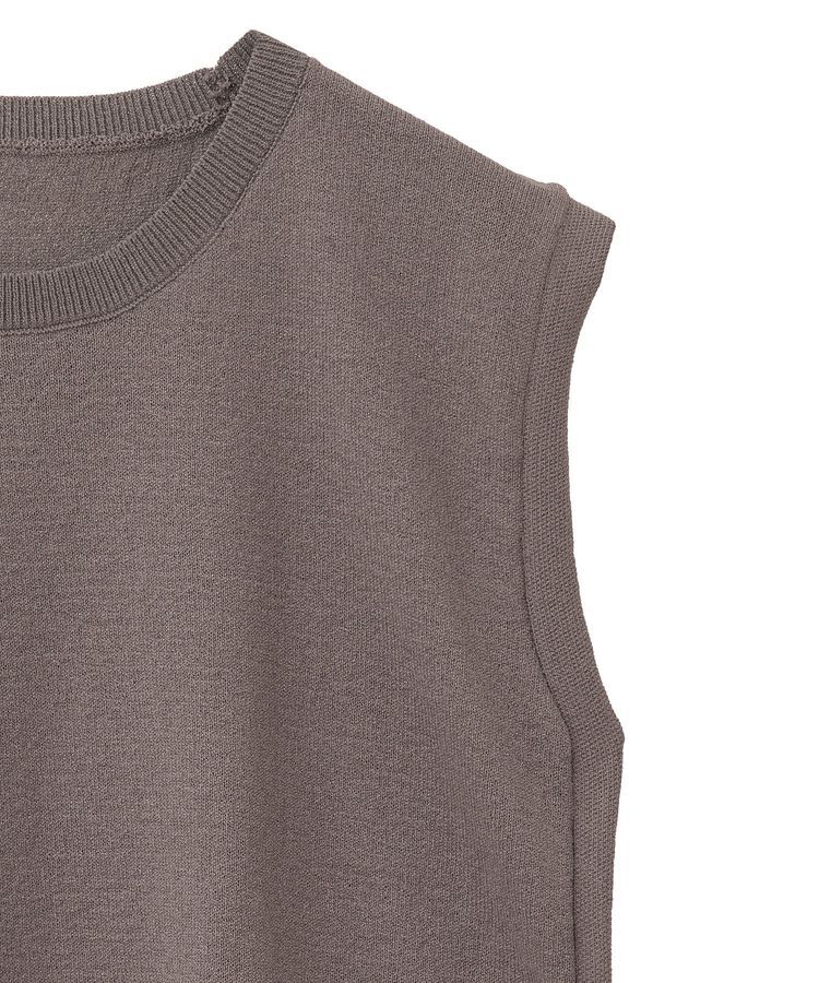 Green Parks「・Petit Fleur ノースリリネンライクニット」|ニット・セーター|