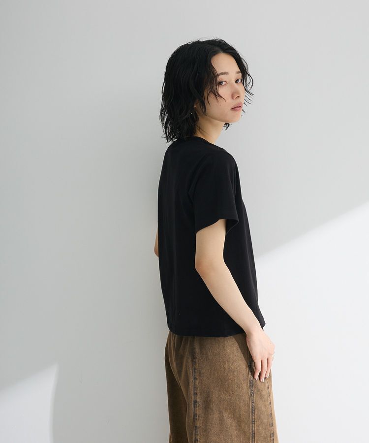 Green Parks「・DOUBLE FLAGS ローズチェーン刺繍TEE」|Tシャツ・カットソー|