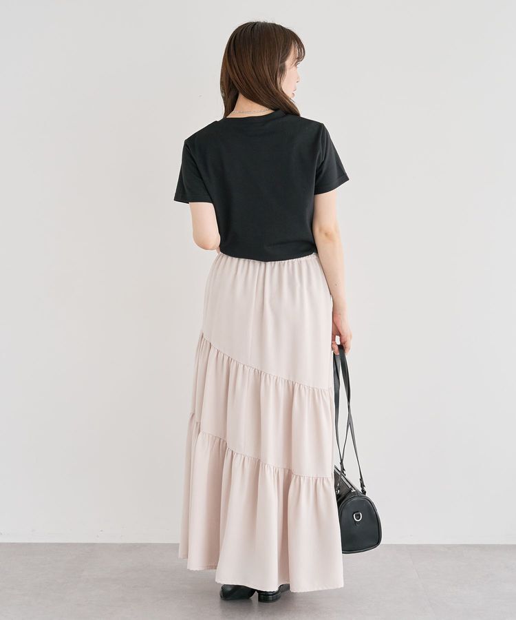 Green Parks「・swing by リボンモチーフコード刺繍TEE」|Tシャツ・カットソー|