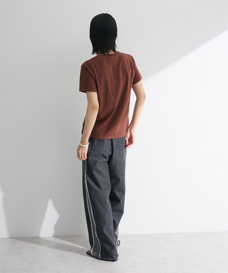 Green Parks「・swing by リボンモチーフコード刺繍TEE」|Tシャツ・カットソー|