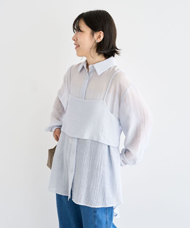 armonia「SET2点シアーシャツ+ビスチェ」|シャツ・ブラウス|